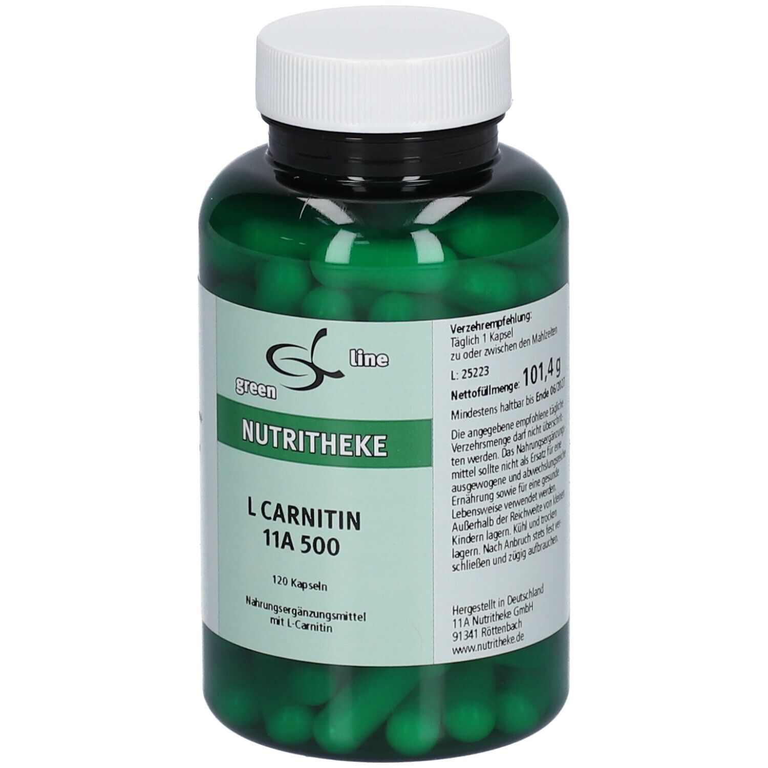green line NUTRITHEKE L-Carnitin 502