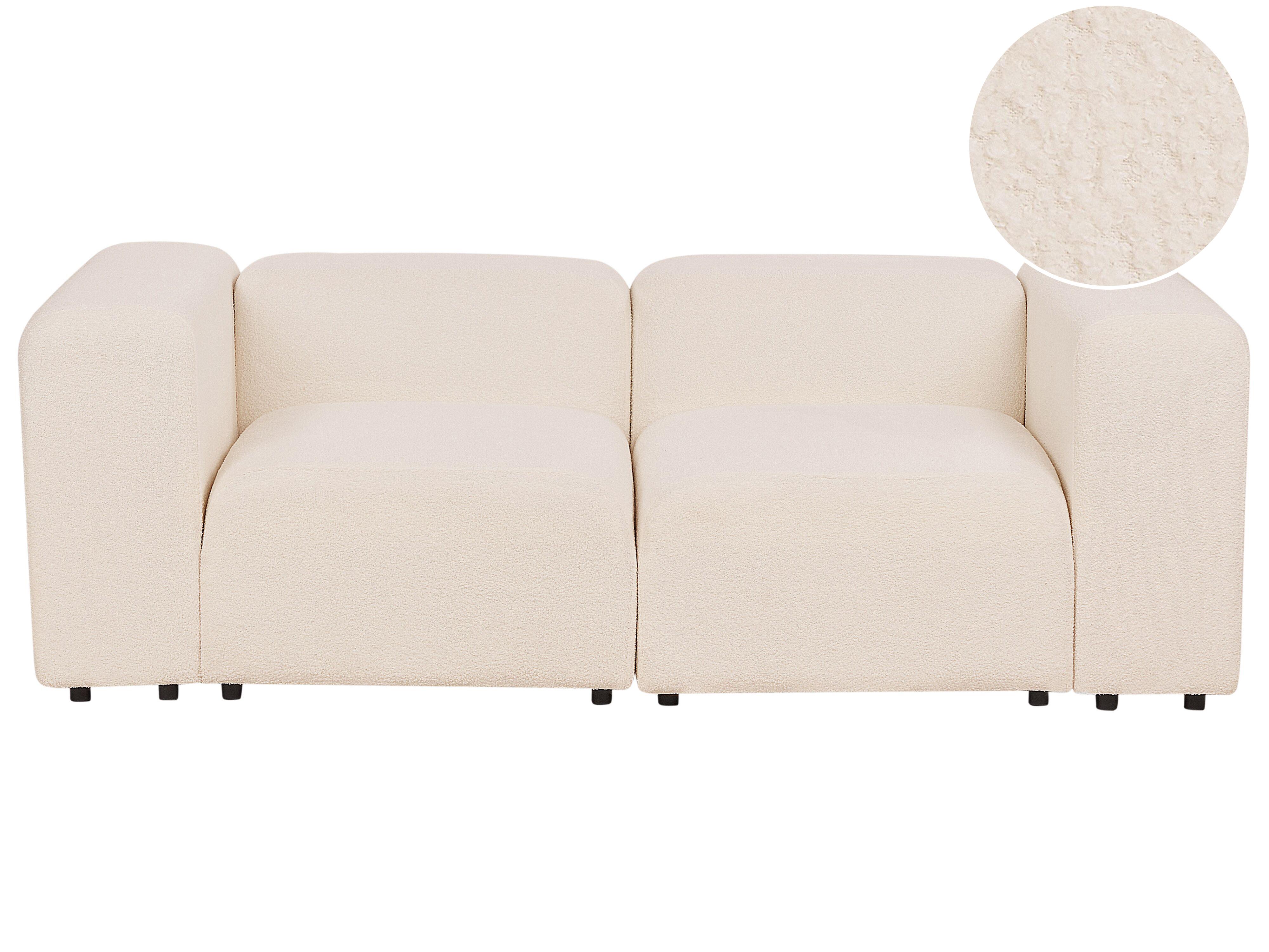 Modulaire bank 2-zits FALSTERBO Bouclé Lichtbeige