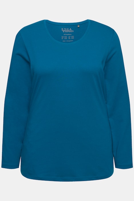Shirt, Slim, Rundhalsausschnitt, Langarm