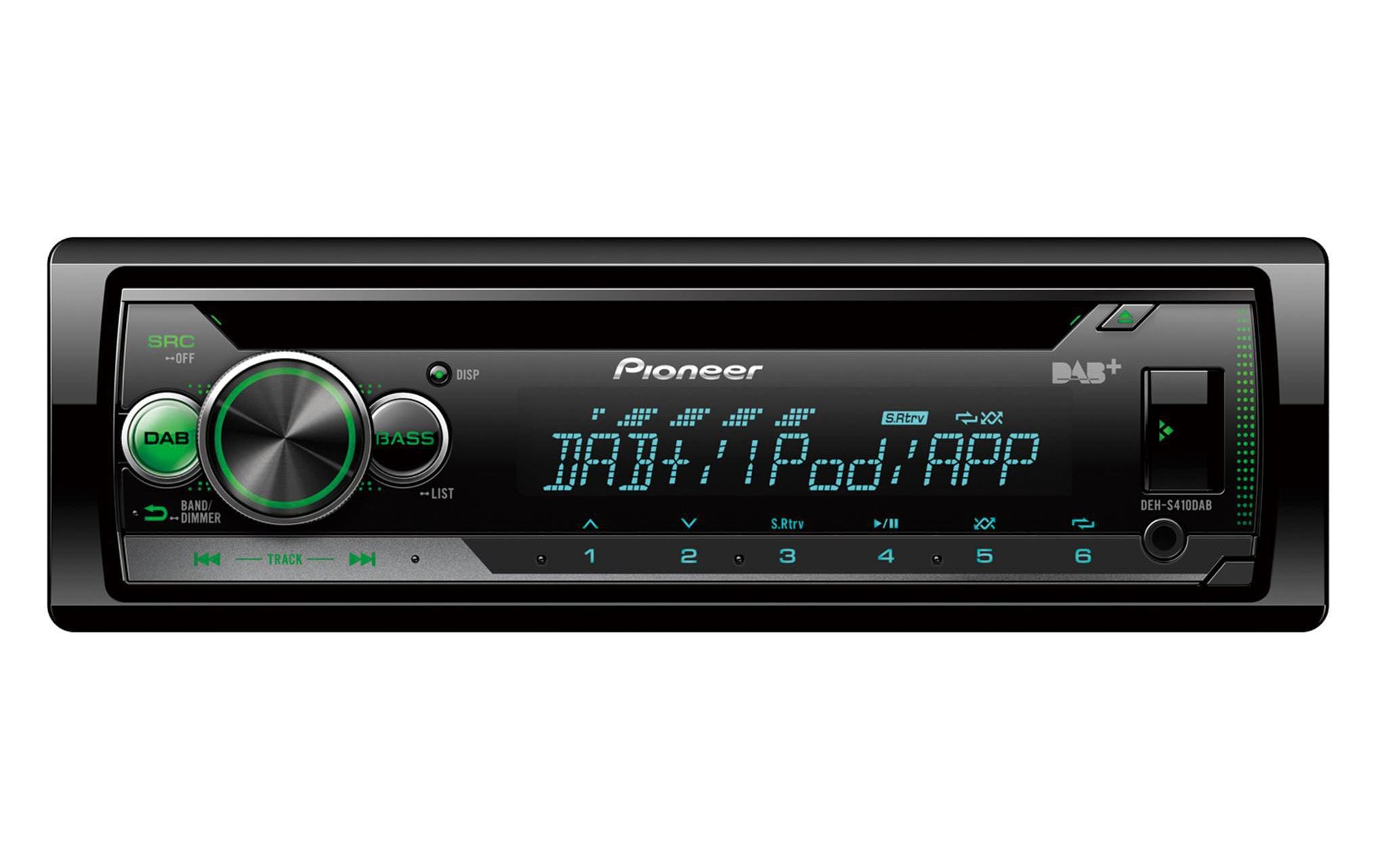 Autoradio DEH-S410DAB 1 DIN<br>Autoradio mit DAB+-Tuner