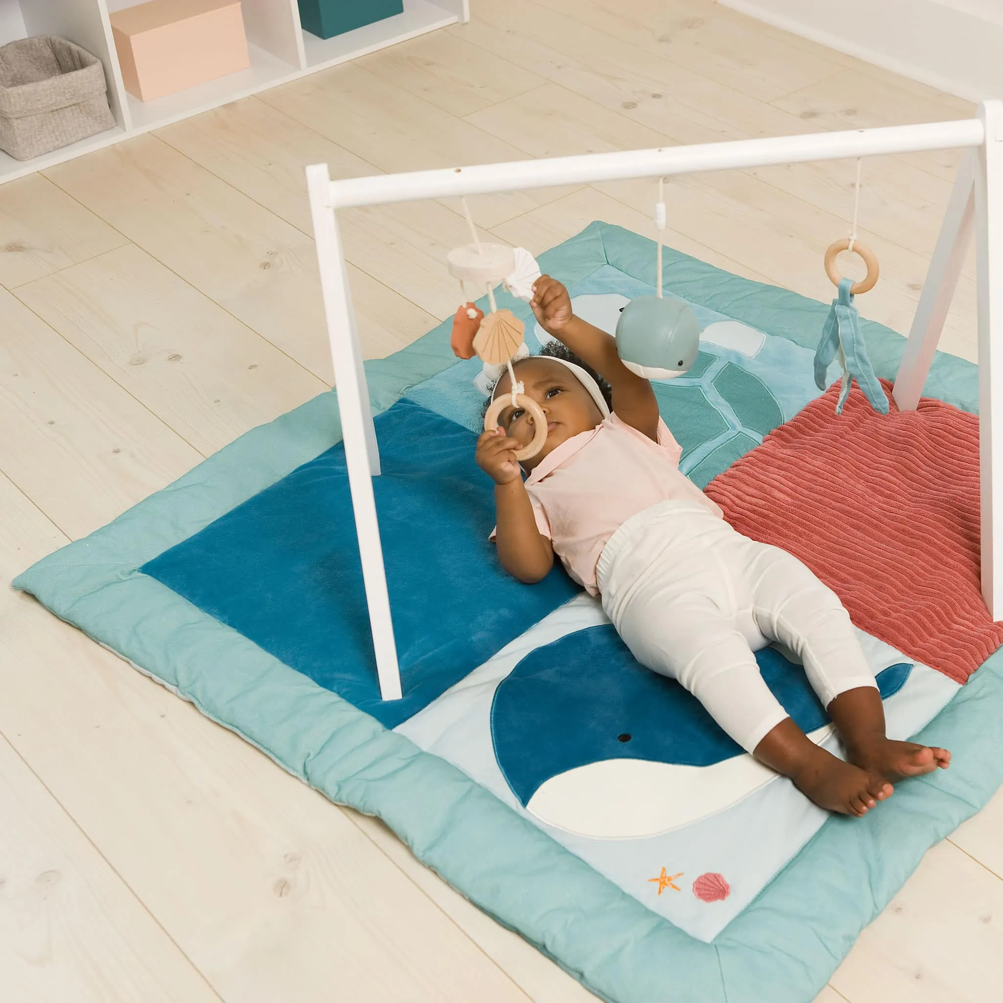 LittleBigFriends Tapis de Jeu Réversible - Océan