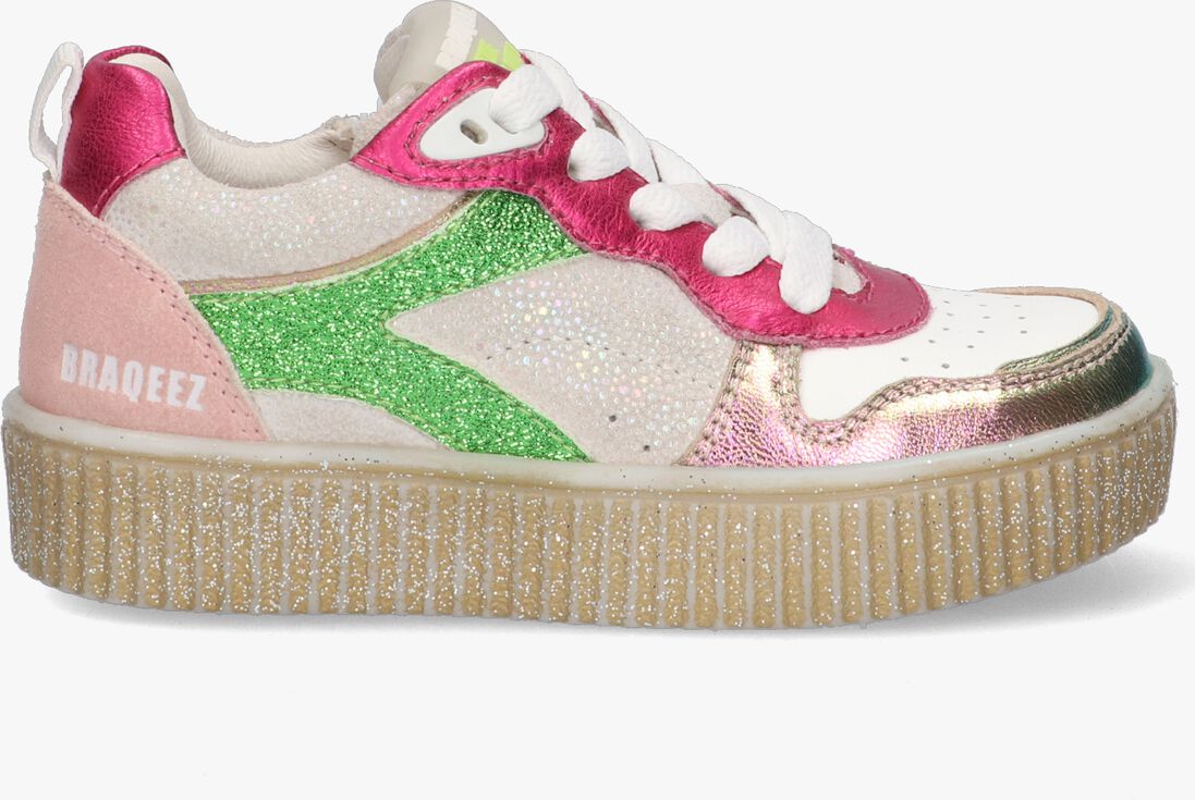 BRAQEEZ roze braqeez lage sneakers peggy paris