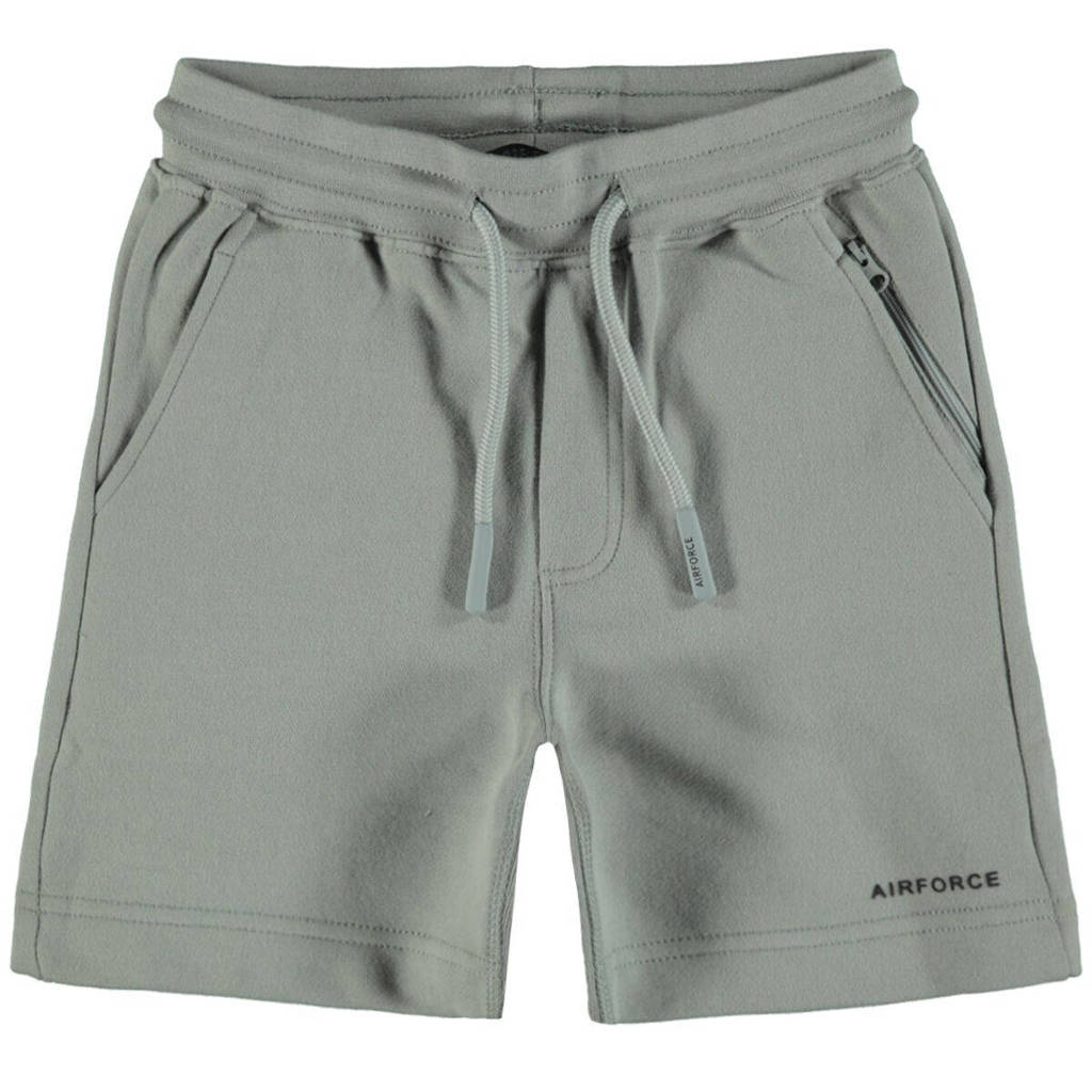 Airforce sweatshort van katoen grijs