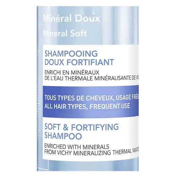 Shampoo Mineral Fortificante Suave Vichy Dercos 400ml