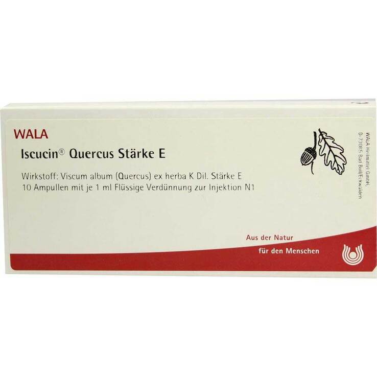 Iscucin Quercus Stärke E Ampullen, 10X1 ml