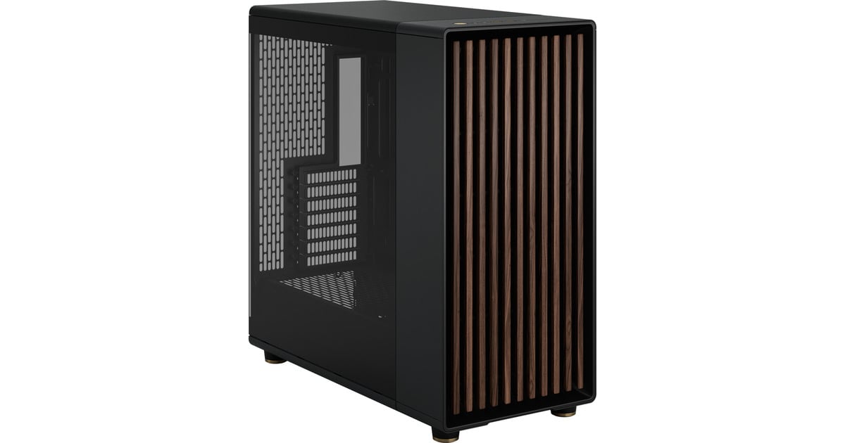 Fractal DesignNorth XL RC Charcoal Black TG Dark midi tower behuizing  (Zwart | 2x USB-A | 1x USB-C | Tempered Glass)