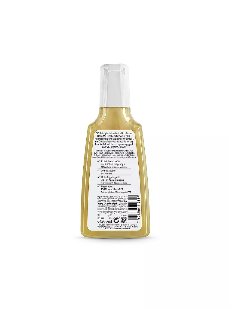 RAUSCH Nähr-Shampoo mit Ei-Öl 200ml keine Farbe