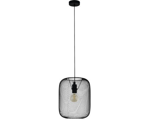 Hanglamp, 1-lichts, HxØ 110x30 cm, zwart