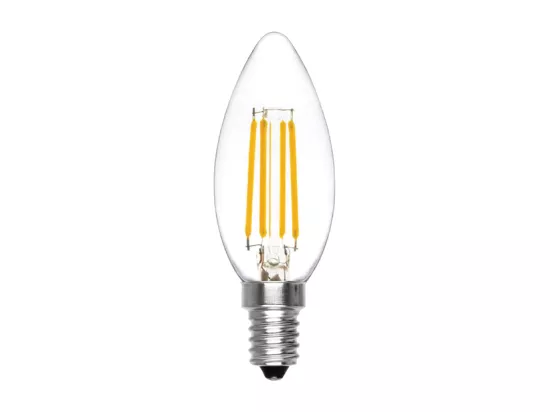 Ampoule LED Olive à intensité variable 6W 4000K E14