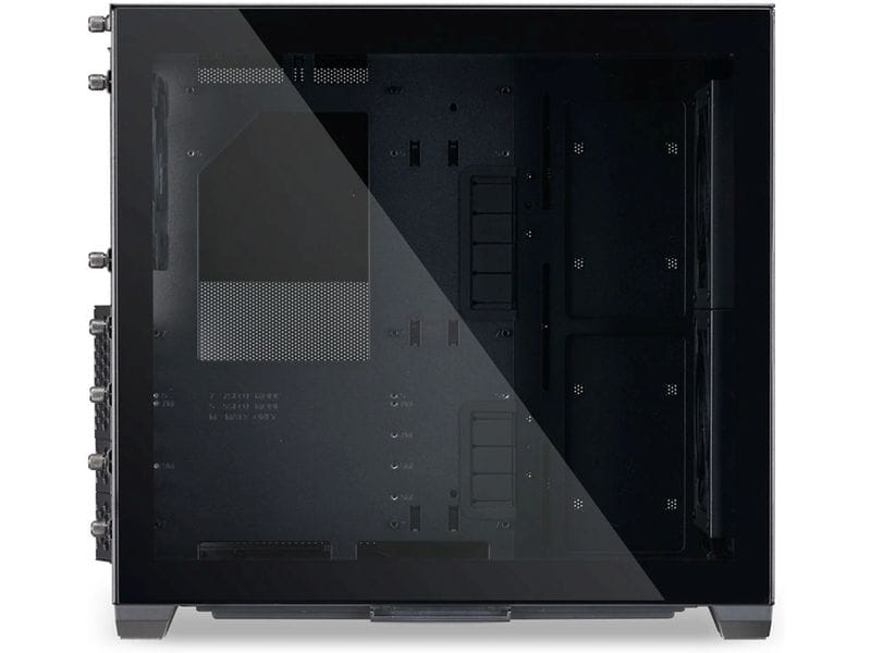Lian Li PC-Gehäuse O11 Air Mini Schwarz Schwarzer Midi-Tower mit modularer Rückwand und Sichtfenster