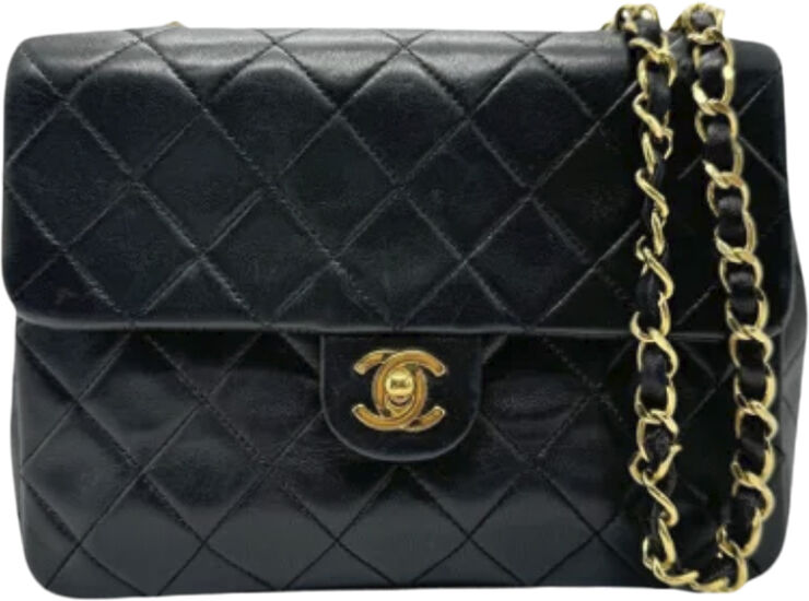 Chanel Vintage Chanel Crossbody Bag Black