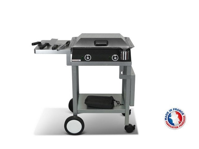 Pack plancha électrique PlanchaElec Classic 600 Carbon - Chariot Monce