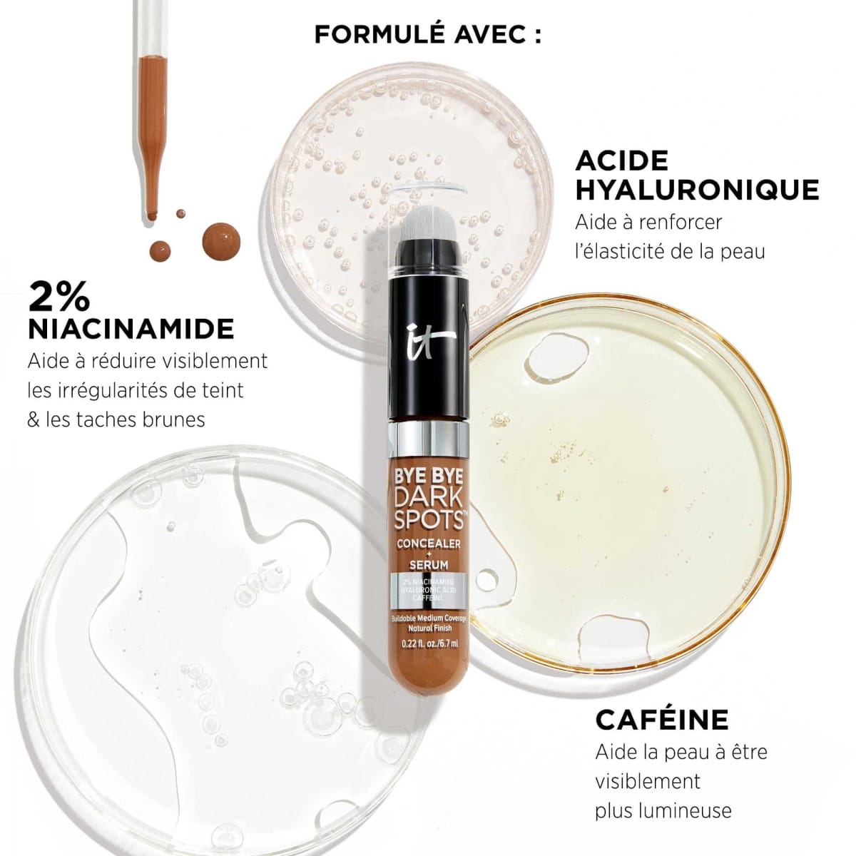 It Cosmetics Bye Bye Darkspots Concealer Correcteur de Teint + Sérum