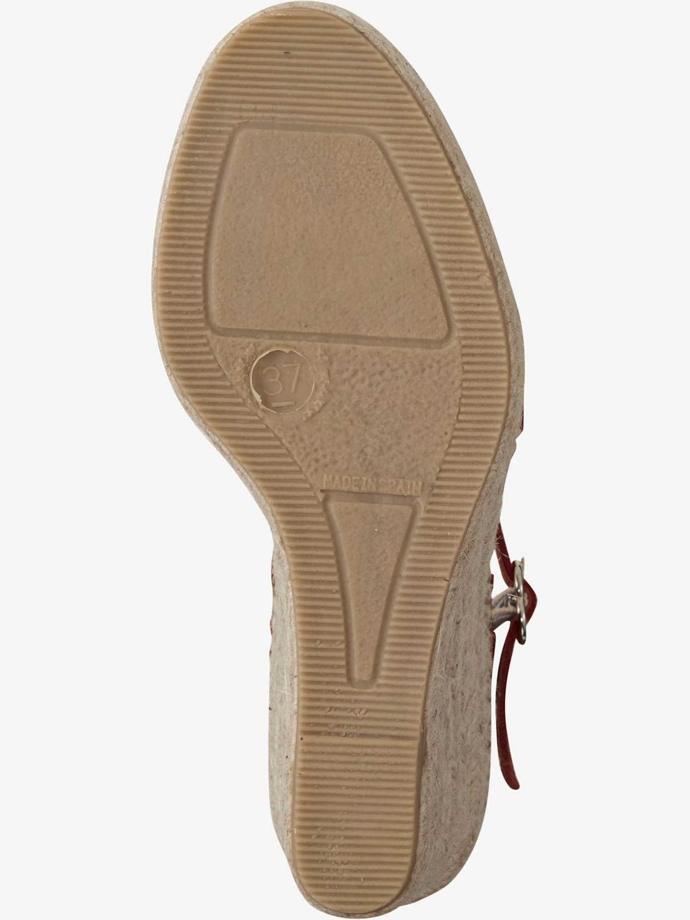 Espadrilles compensées cuir velours de vache.