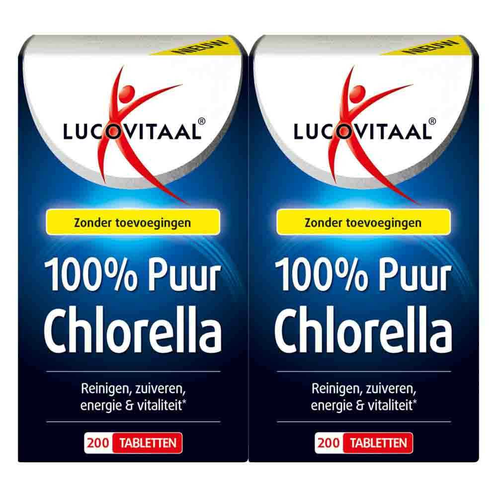 2x Lucovitaal Chlorella Puur200 tabletten