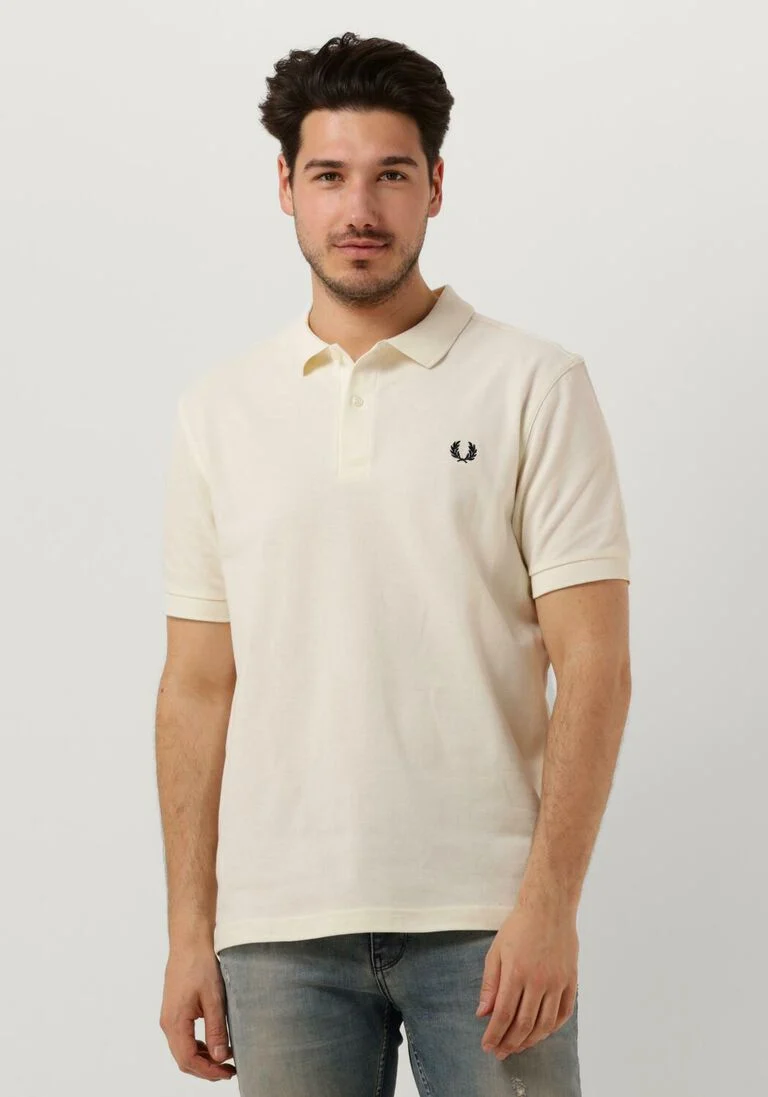FRED PERRY ecru fred perry polo plain fred perry shirt