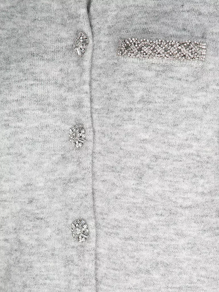 SELF-PORTRAIT Strickjacke  grau