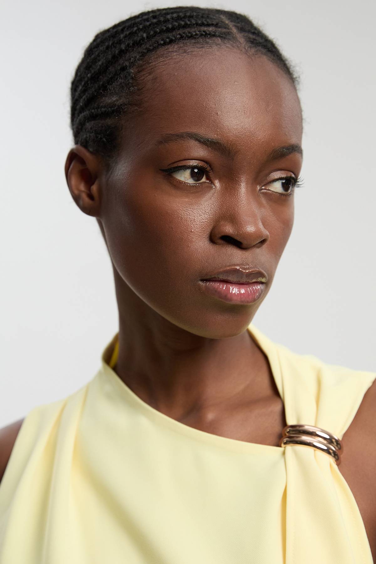 KarenMillen Haut Drapé À Détails De Finition Tailleur Poli
