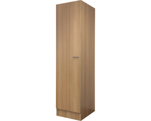 Flex Well Nano voorraadkast, BxDxH 50 x 57 x 200 cm, beuken mat, gedemonteerd, scharnier omkeerbaar (links of rechts te monteren)