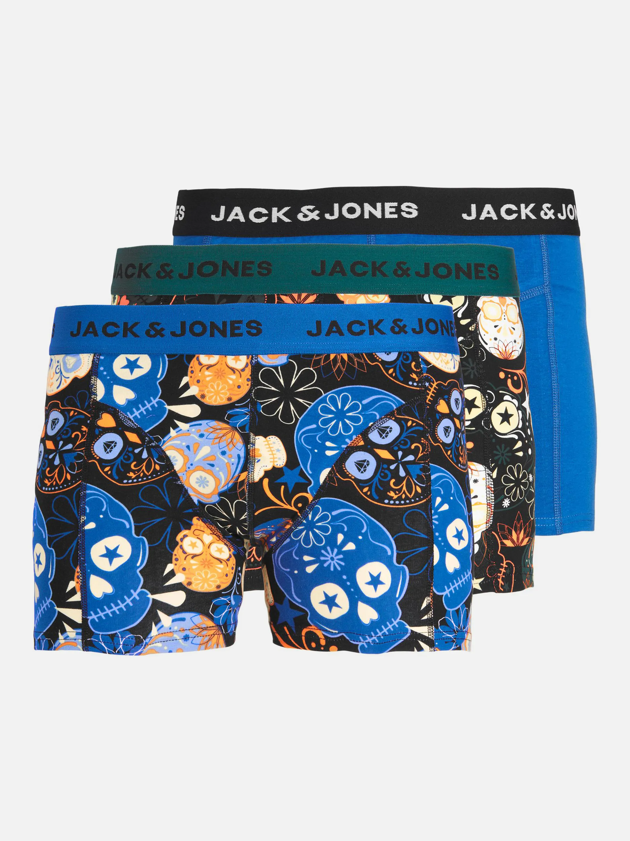 Jack&JonesJACSKULL FLOWER TRUNK Pants im 3er Pack