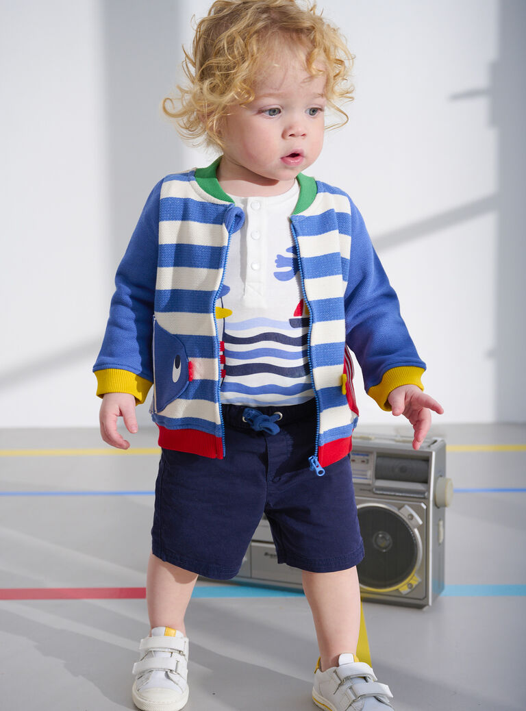 Bermuda marine pour bébé garçon