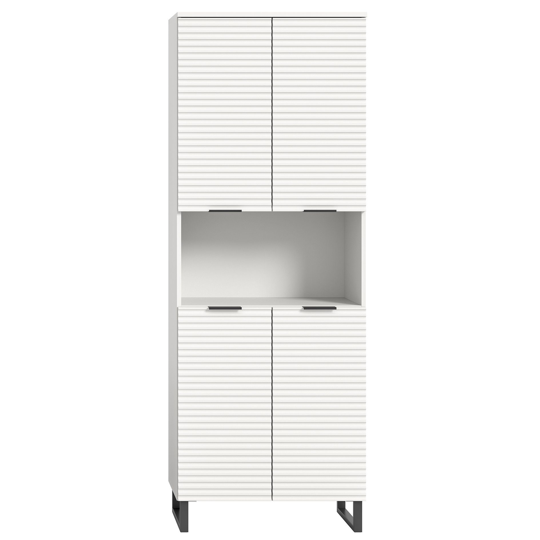 Hochschrank RIFF - weiß - 193 cm hoch