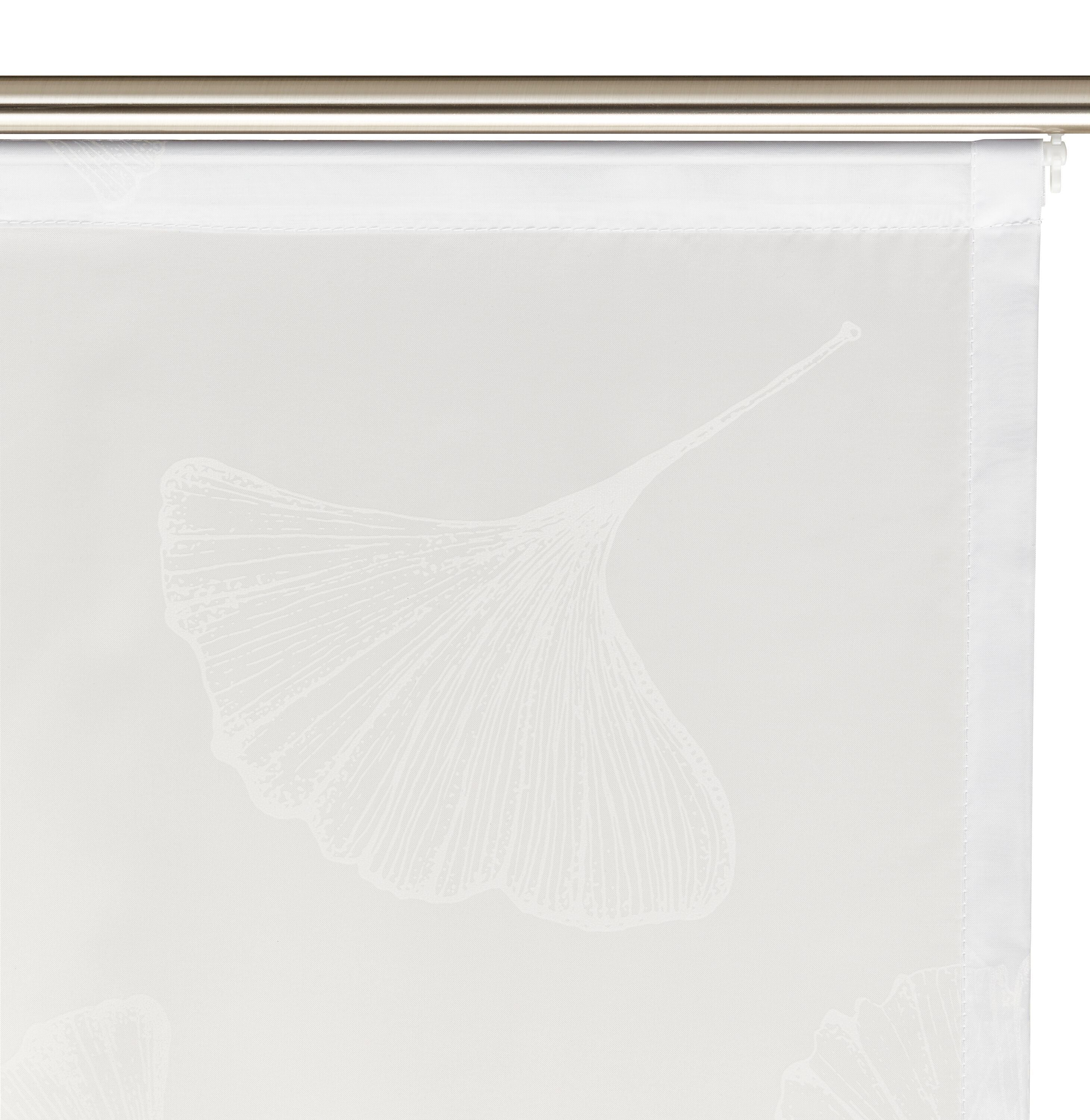 JULIETA Flächenvorhang - Weiss / B: 60.0 cm x H: 245.0 cm
