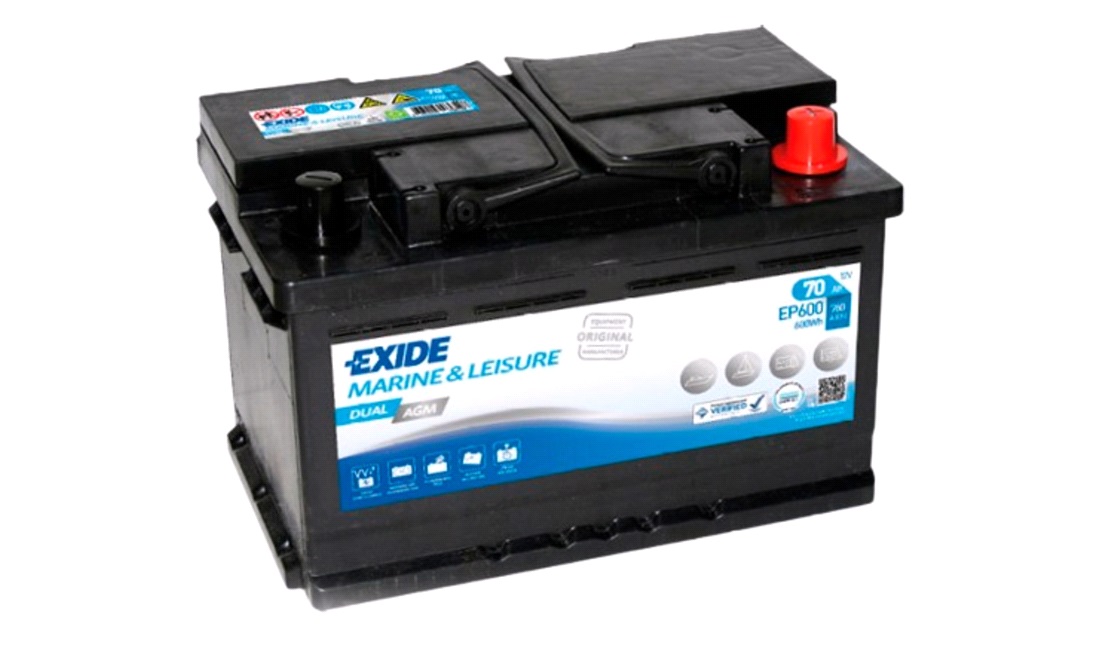 Batteri 12V 70Ah DUAL AGM