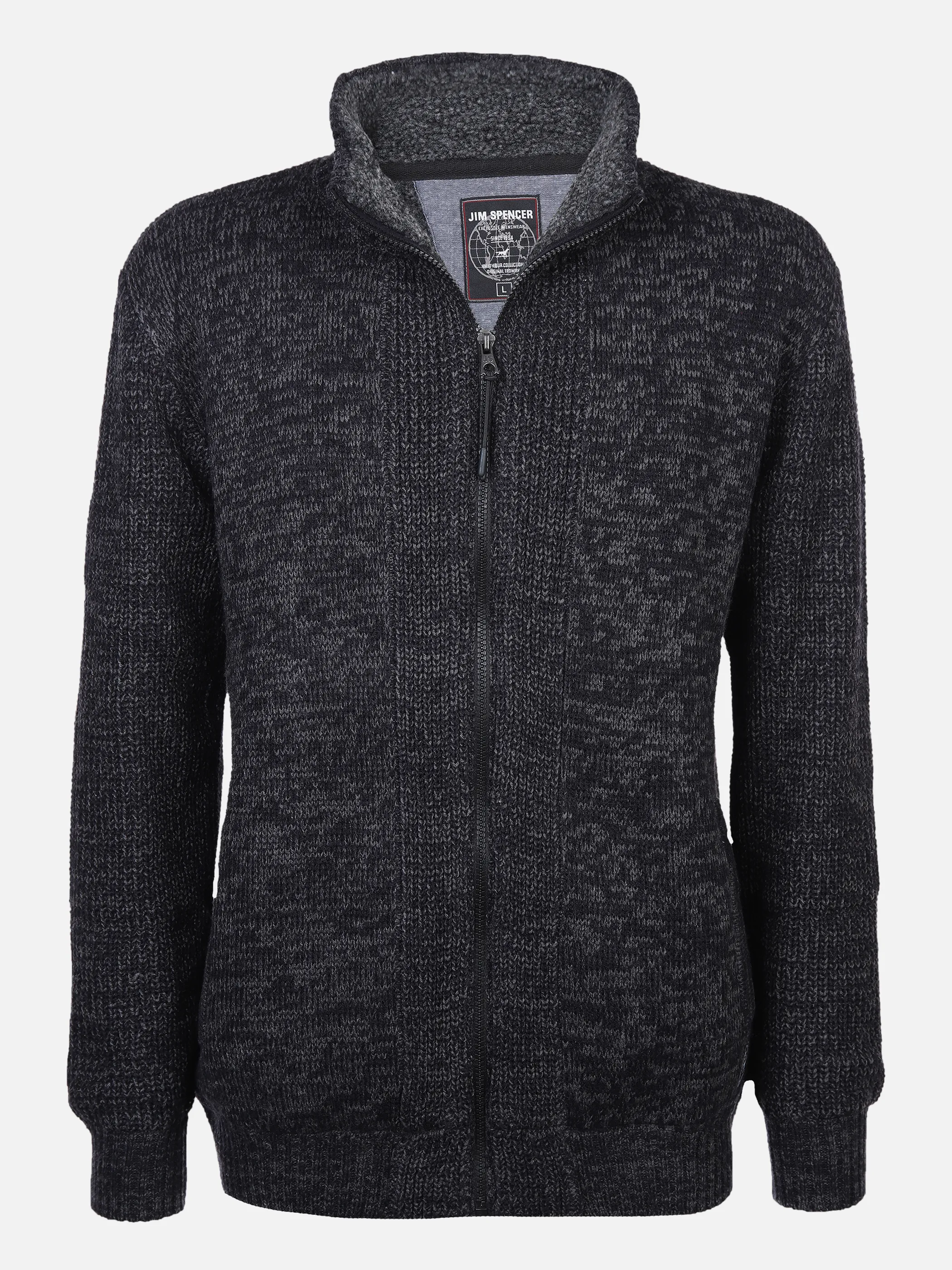 Herren Strickjacke meliert