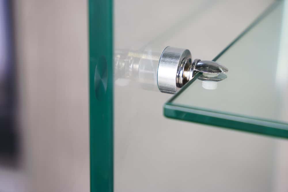 Design Konsolentisch FANTOME 100cm Glas transparent mit Ablage
