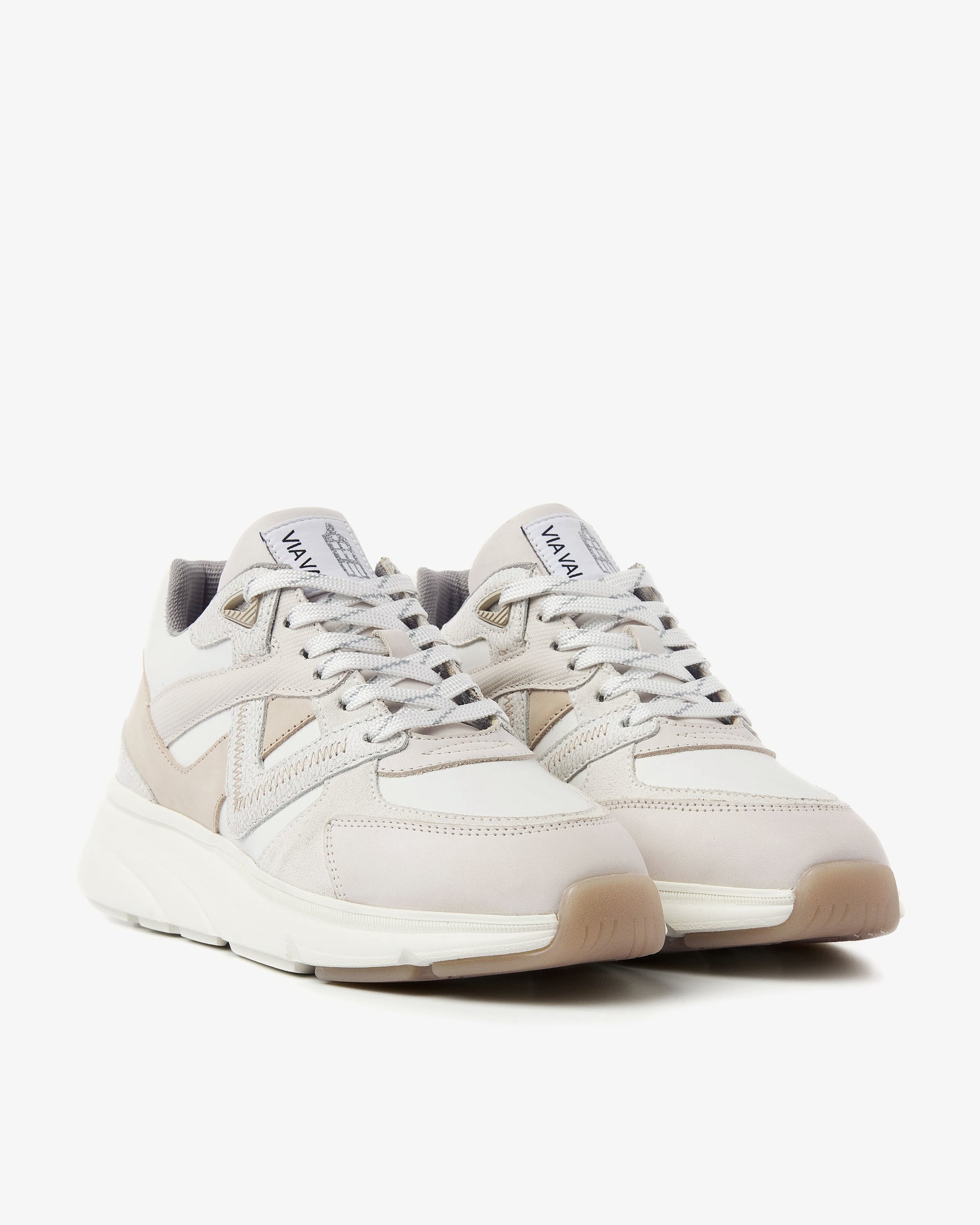 VIA VAI beige dames sneakers Vic Kyro