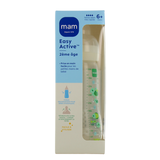 MAM Easy Activ Biberon 2ème âge 330 ml