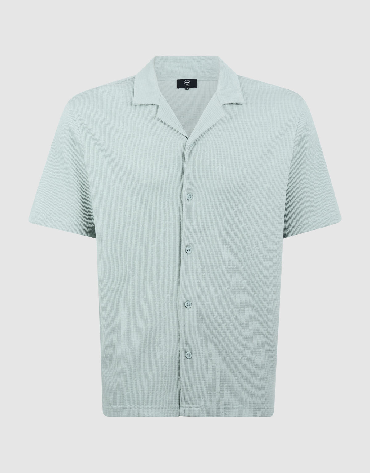 Structuur Overshirt Lichtgroen