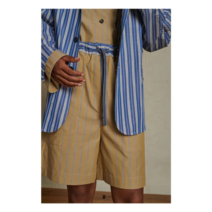 Soeur Bermuda Acapulco Rayures | Beige