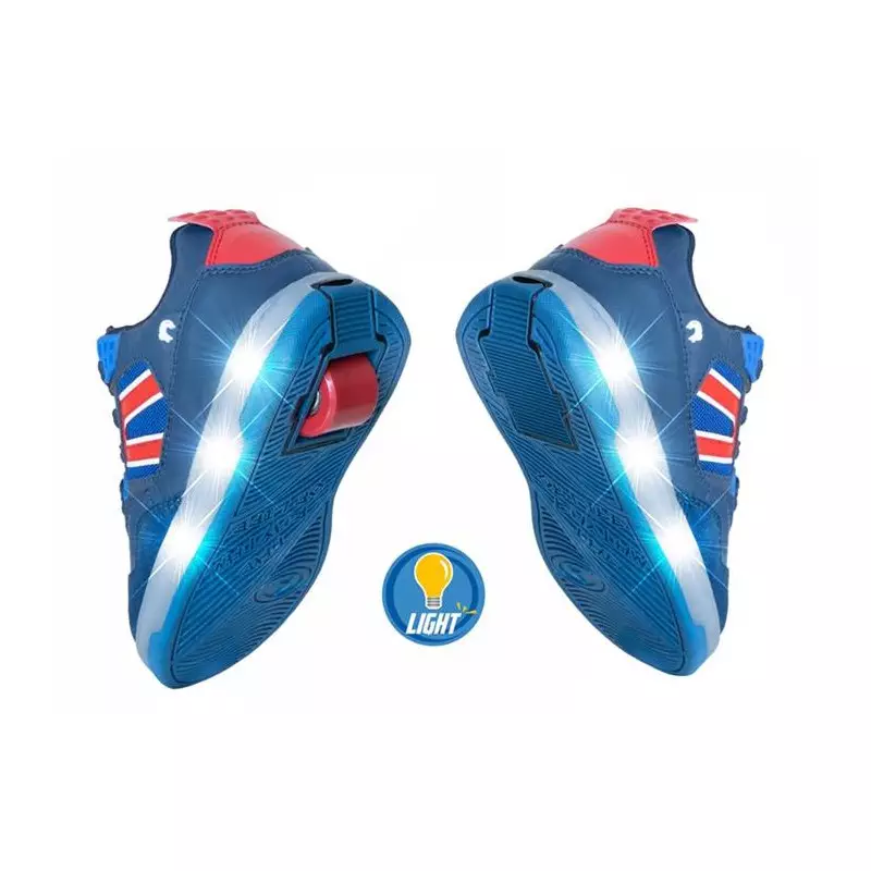 Chaussures à roulettes BREEZY ROLLERS Light Beam Blue/Red