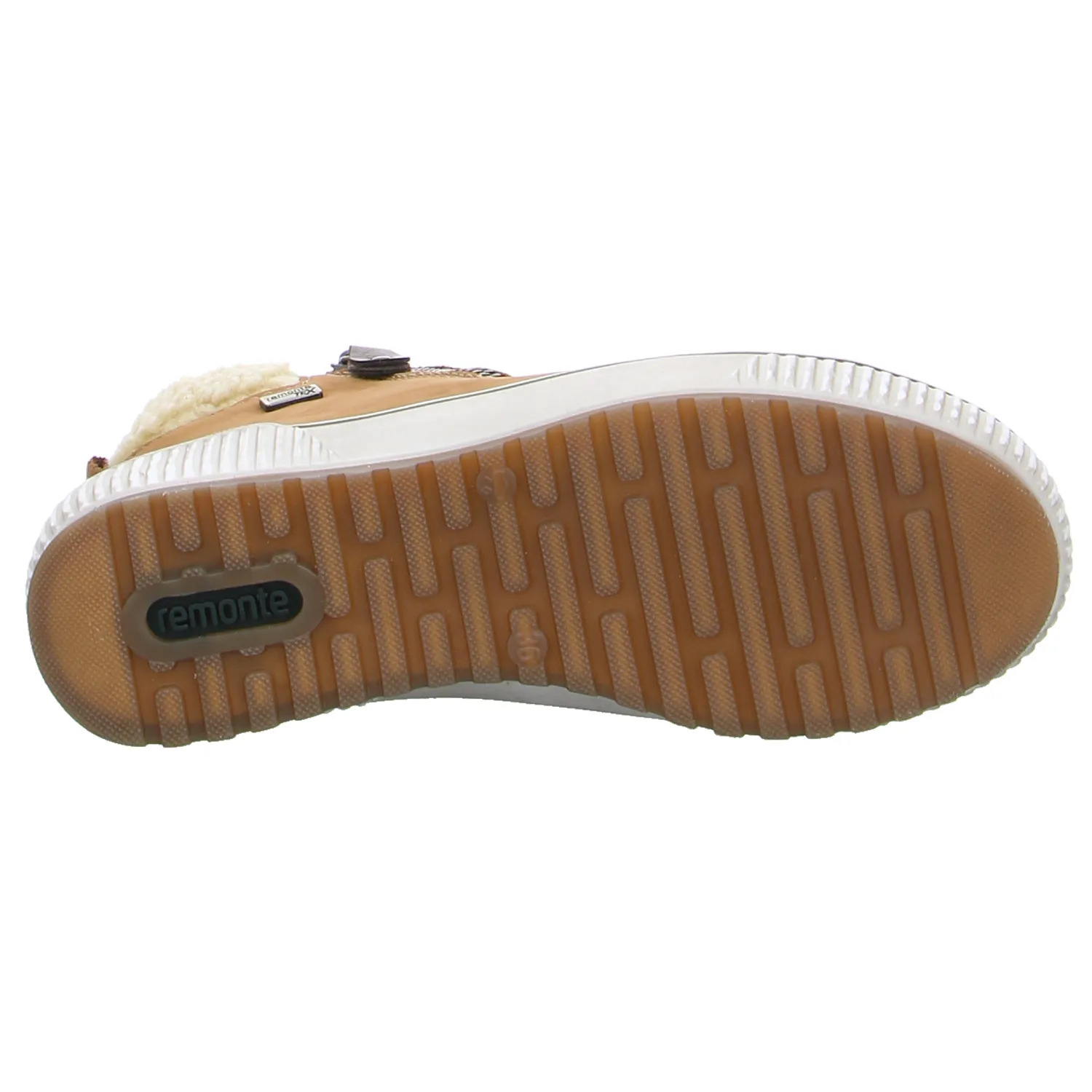REMONTE Mid Cut Sneaker Cognac Leder  mit TEX Membrane