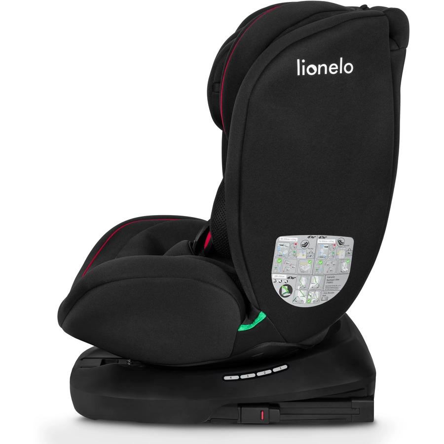 lionelo Kindersitz Bastiaan i-Size Black Red