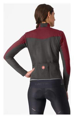 Veste Manches Longues Femme Castelli Perfetto Air Bordeaux