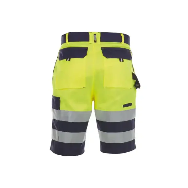 DASSY ® VENNA (250030) ARBEJDSSHORTS MED HØJ SYNLIGHED  gul og blå