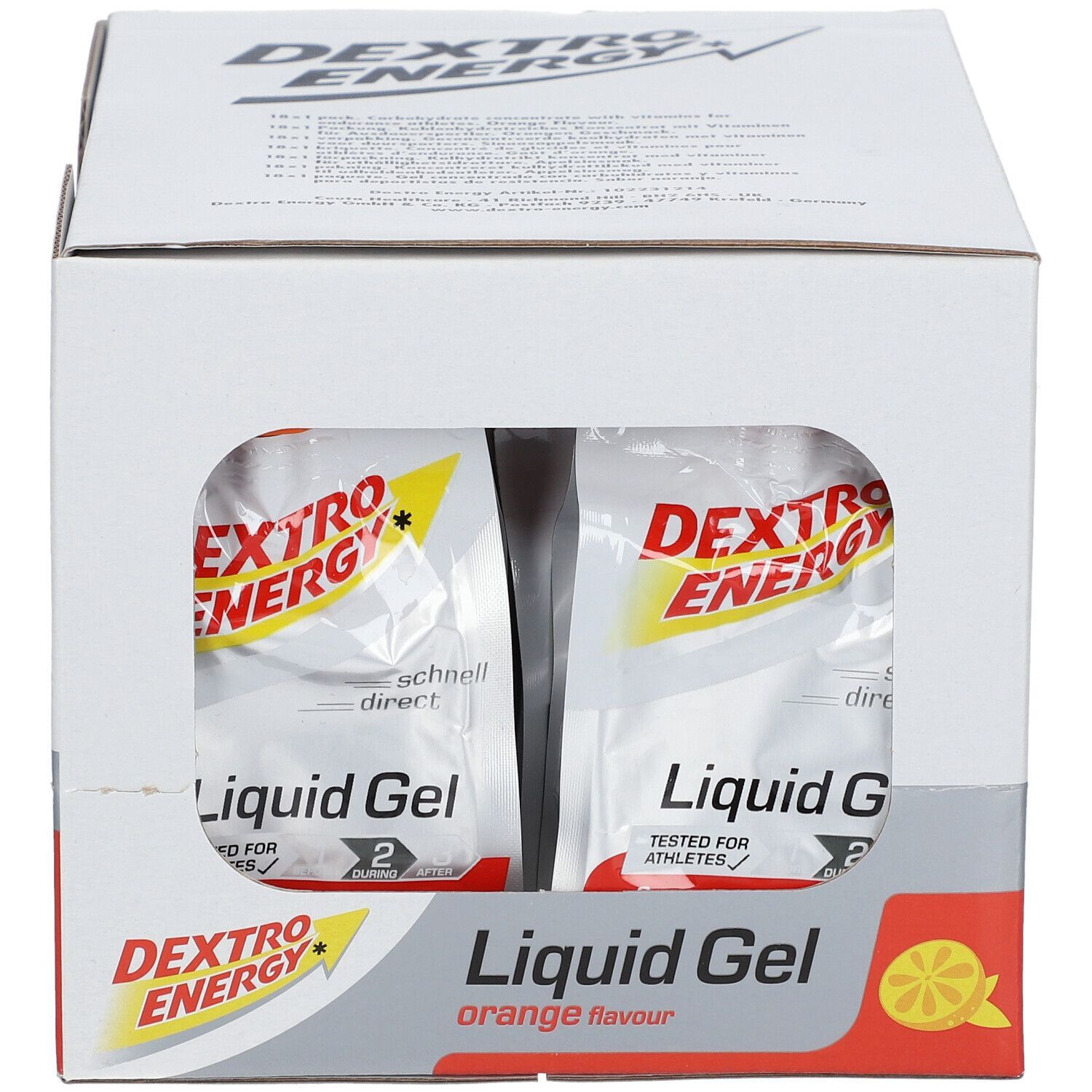 Dextro Energy Liquid Gel Orange + Vitamins