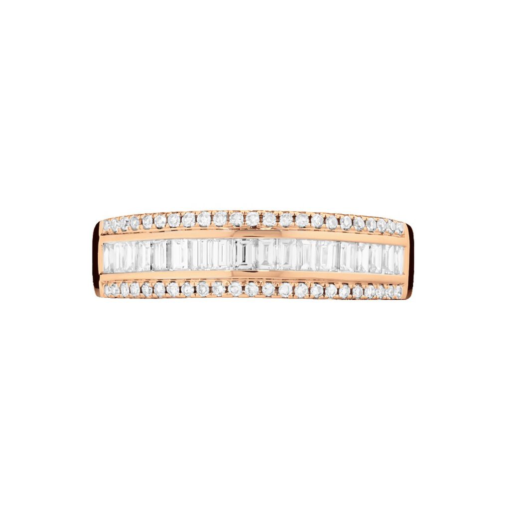 Bague Eugenie Or Rose Diamant