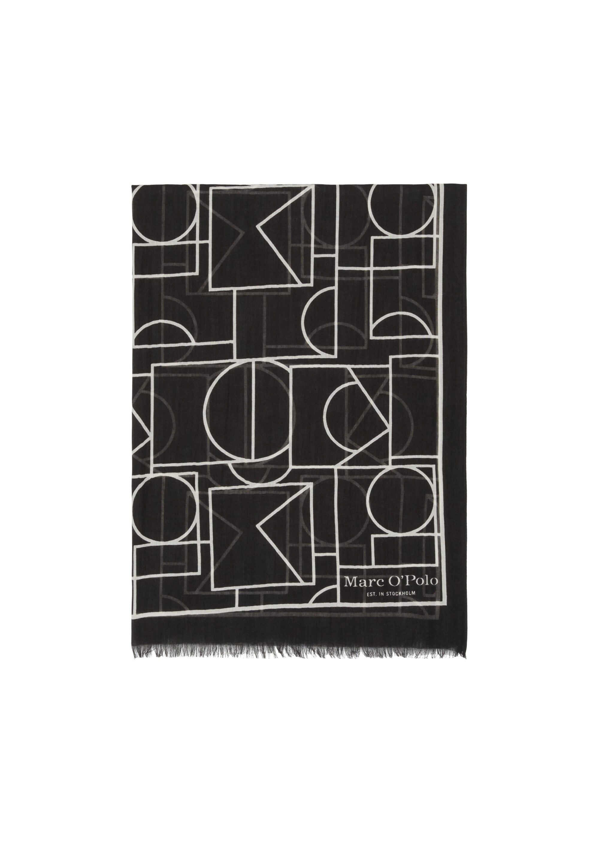 Schal mit Allover-Printmit Tencel™ Lyocell