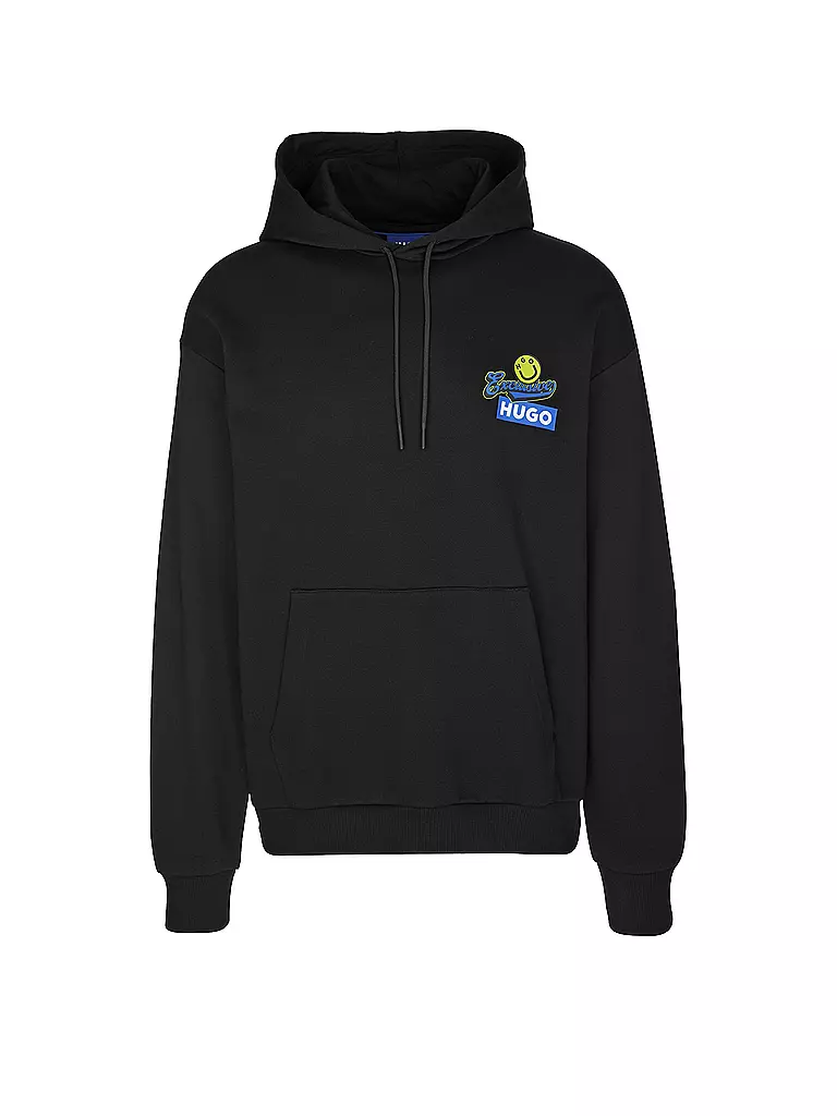 HUGO Kapuzensweater - Hoodie NERRAIN schwarz