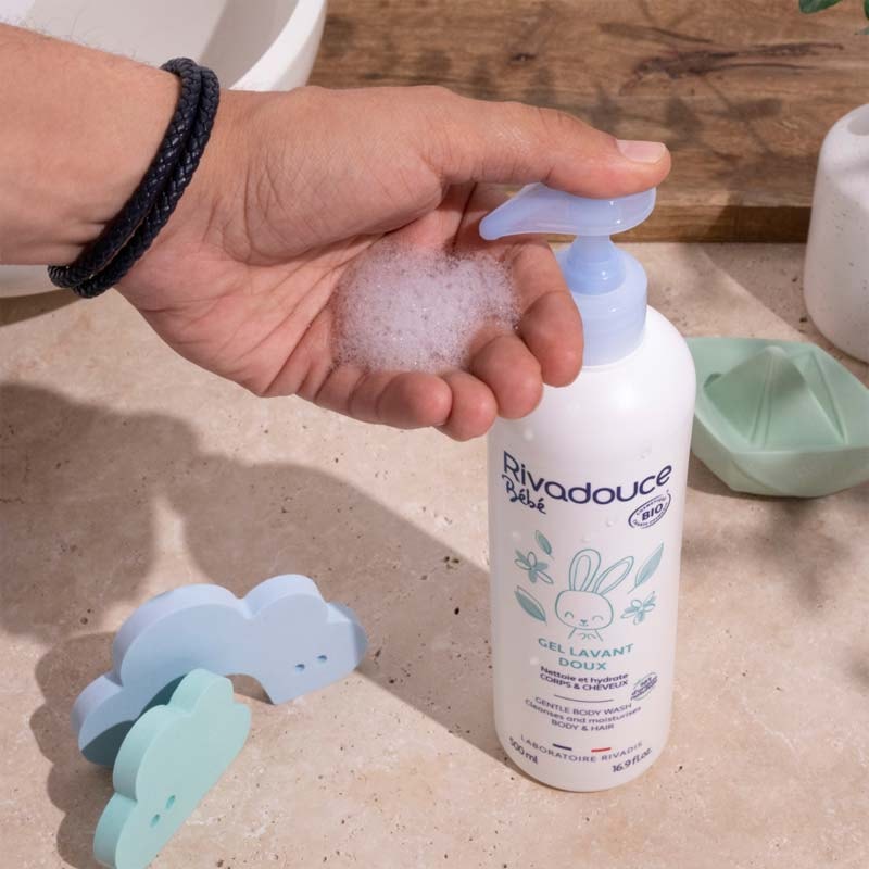 Gel lavant bio - Bébé - Corps & cheveux - 500ml