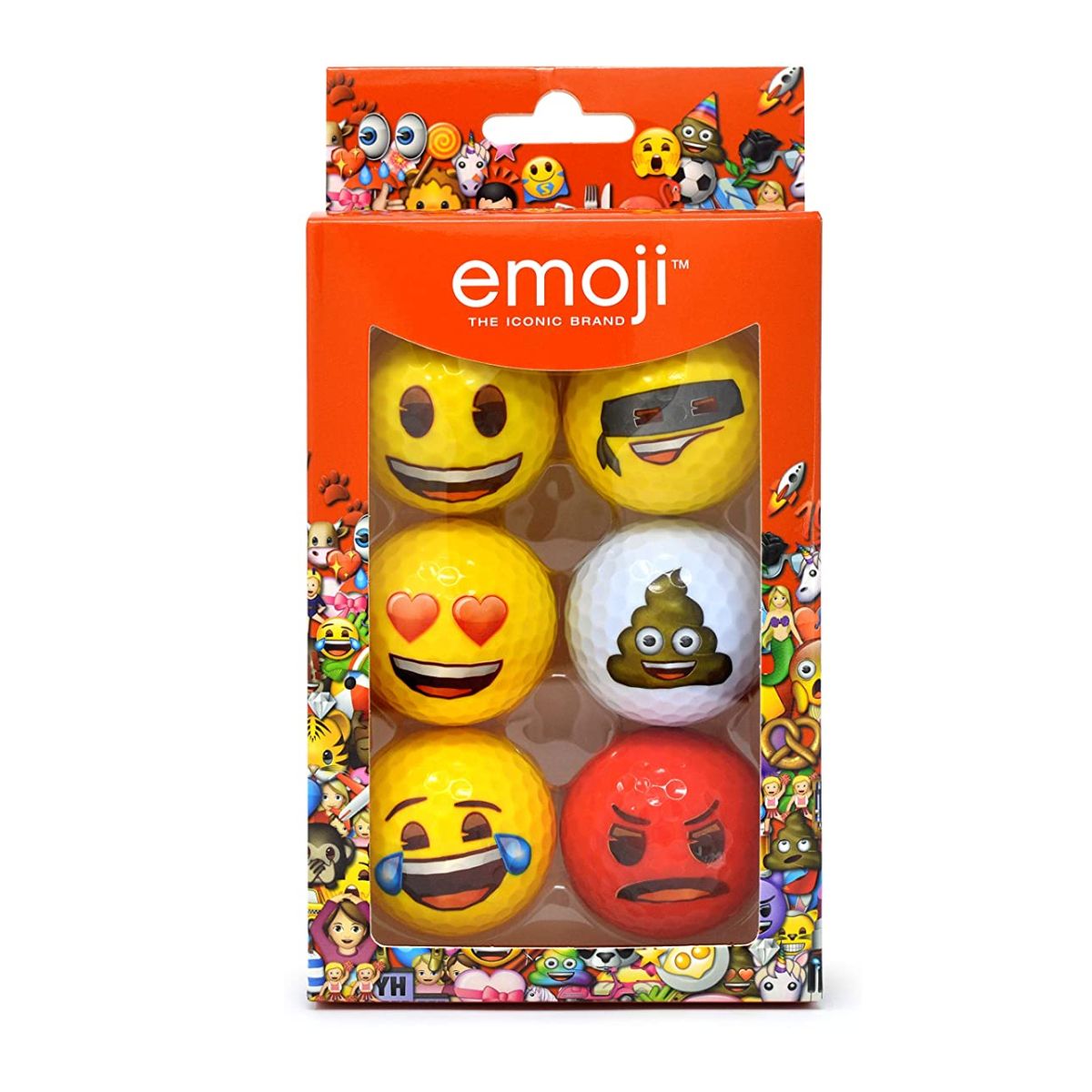 Emoji Golfballer 6 Pack