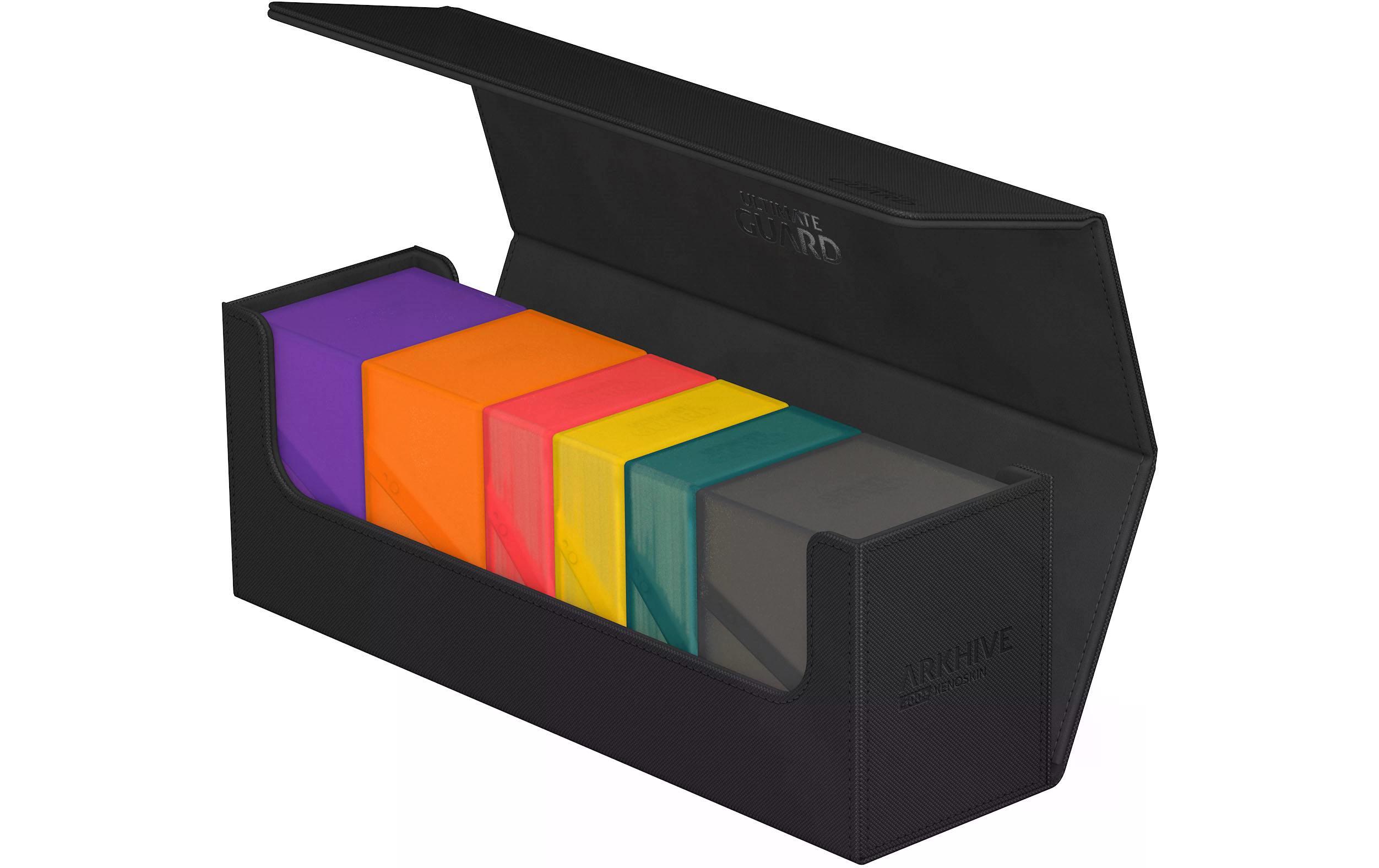 Kartenbox XenoSkin Arkhive Monocolor 400+ SchwarzHochwertige Box für Sammelkarten in Standardgrösse