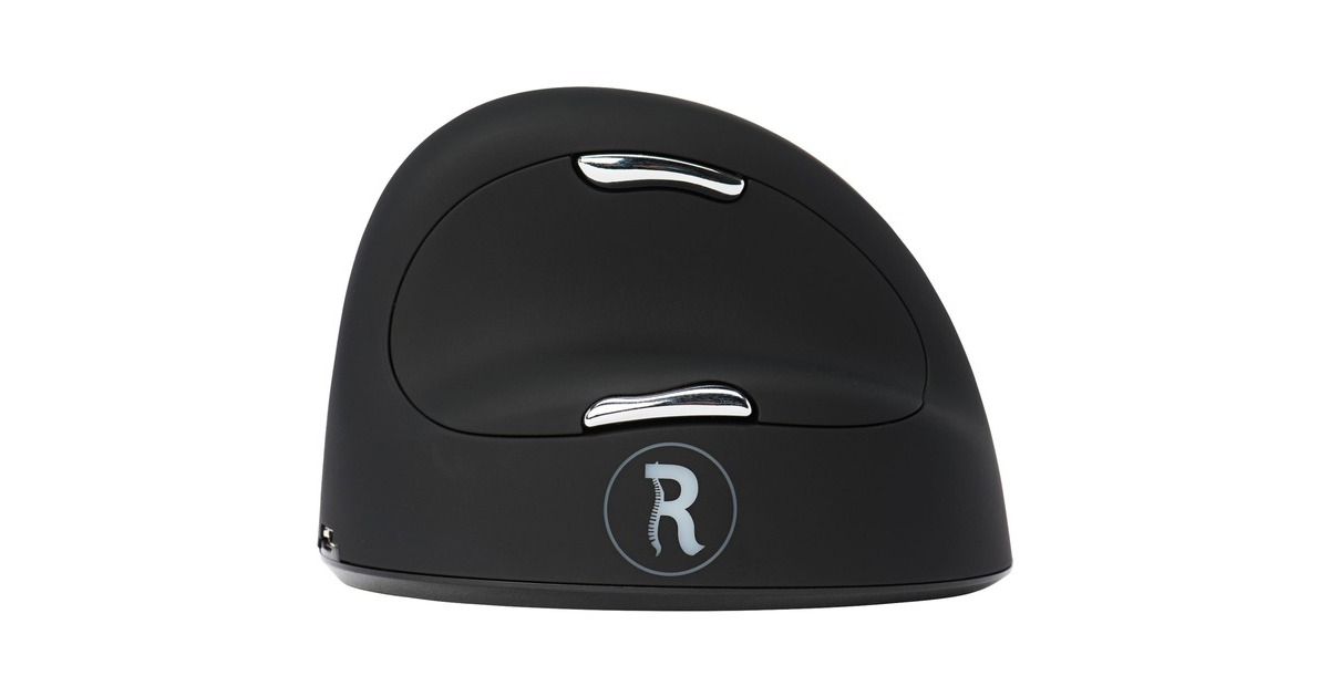 R-Go ToolsHE Mouse Large Rechts Draadloos  (Zwart/zilver, 500 - 2500dpi, Large (Handlengte boven de 185mm))