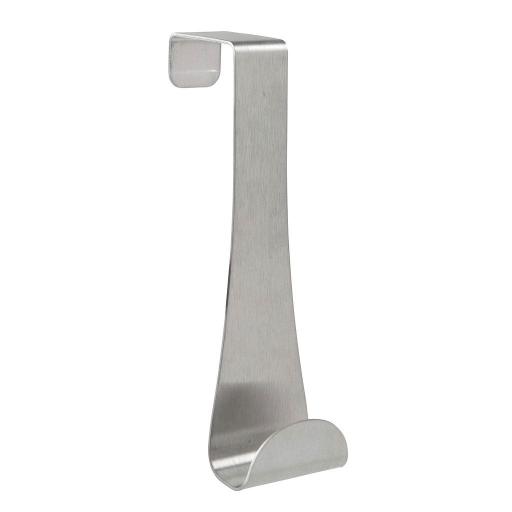 Long crochet de porte en inox