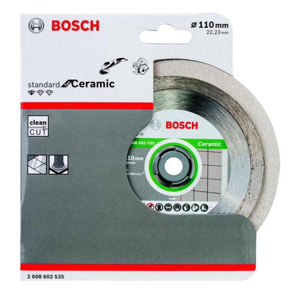 DIAMANTSKIVE BOSCH STD CERAMIC 110X22,23MM
