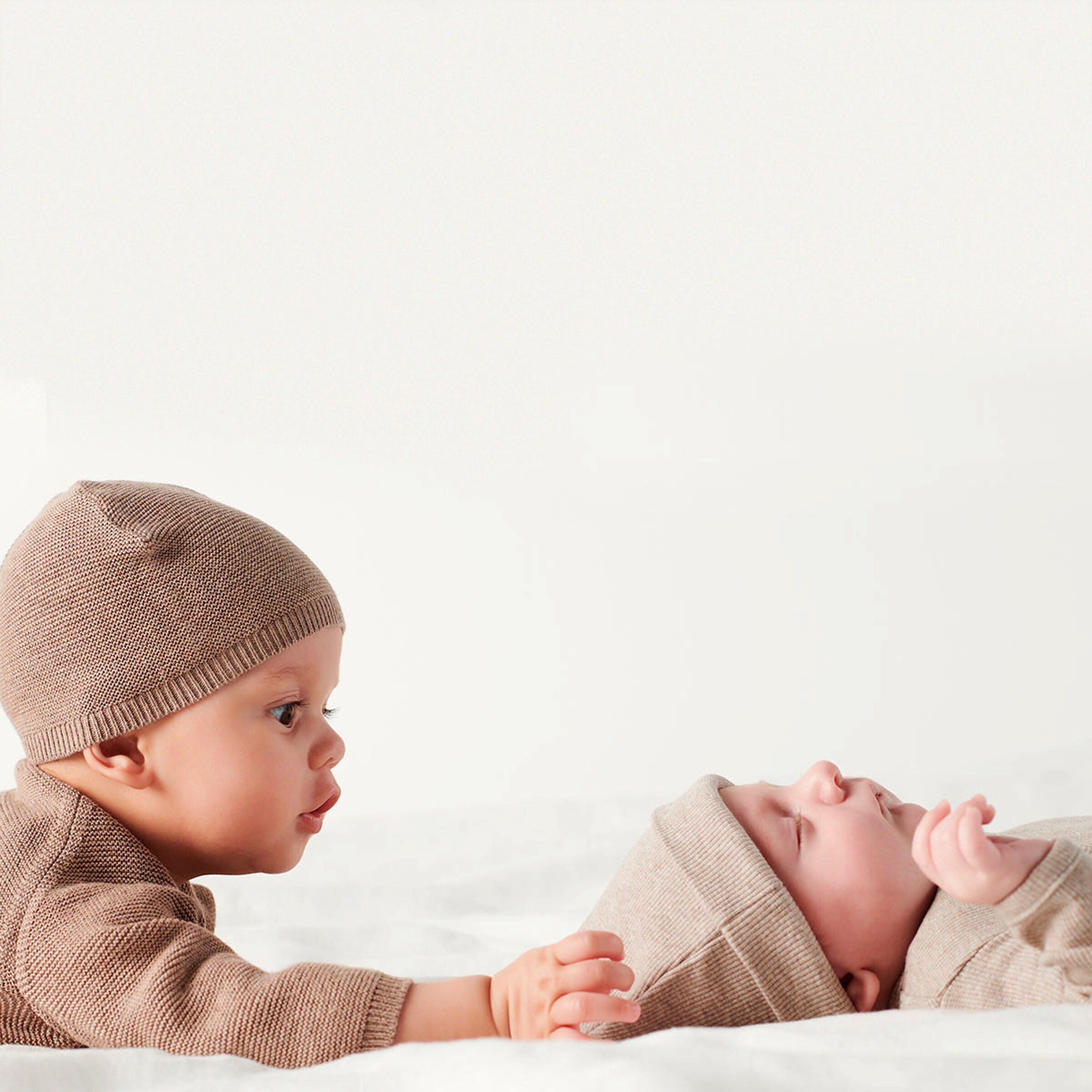 Noppies Baby Mütze Rosita Taupe Melange
